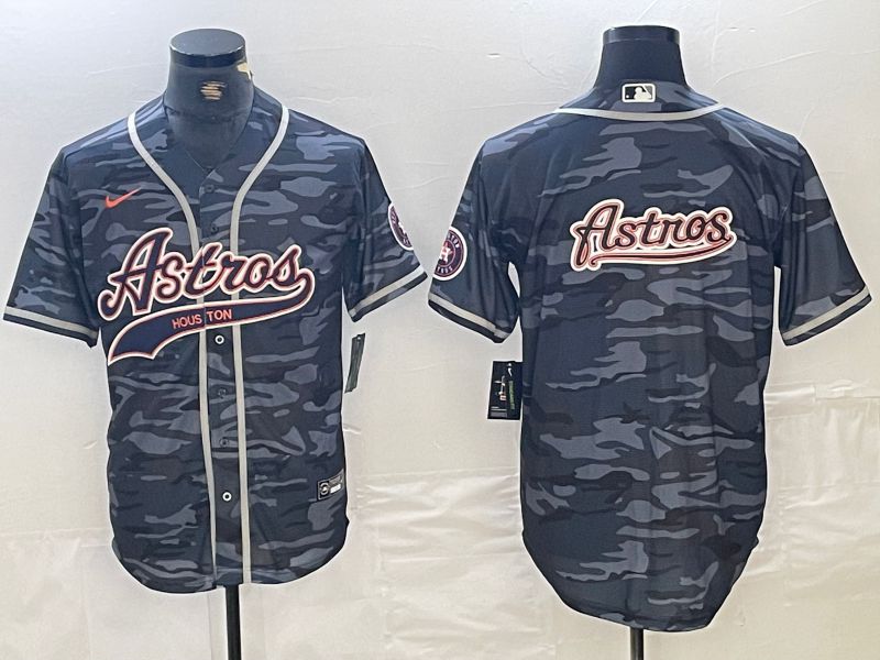 Men Houston Astros Blank Camo Jointly 2024 Nike MLB Jersey style 7->houston astros->MLB Jersey